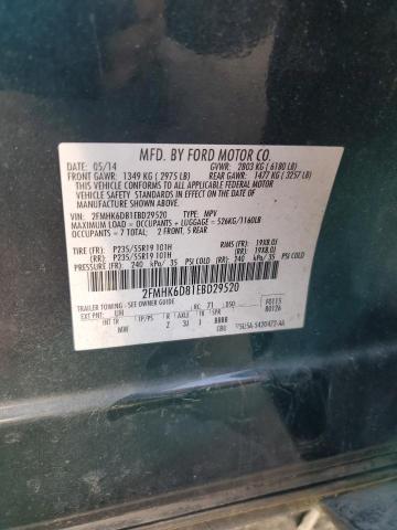 Photo 12 VIN: 2FMHK6D81EBD29520 - FORD FLEX LIMIT 