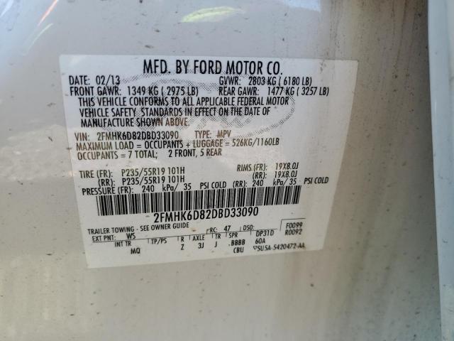 Photo 9 VIN: 2FMHK6D82DBD33090 - FORD FLEX LIMIT 