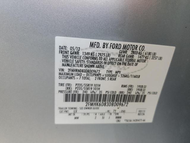 Photo 12 VIN: 2FMHK6D83DBD09672 - FORD FLEX 