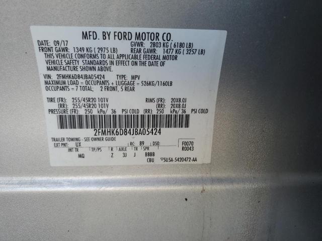 Photo 13 VIN: 2FMHK6D84JBA05424 - FORD FLEX LIMIT 