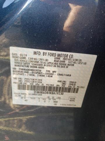 Photo 9 VIN: 2FMHK6D84KBA19230 - FORD FLEX LIMIT 