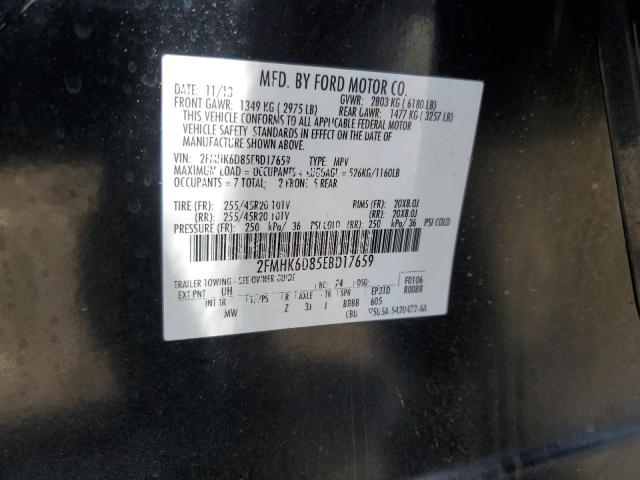 Photo 12 VIN: 2FMHK6D85EBD17659 - FORD FLEX LIMIT 