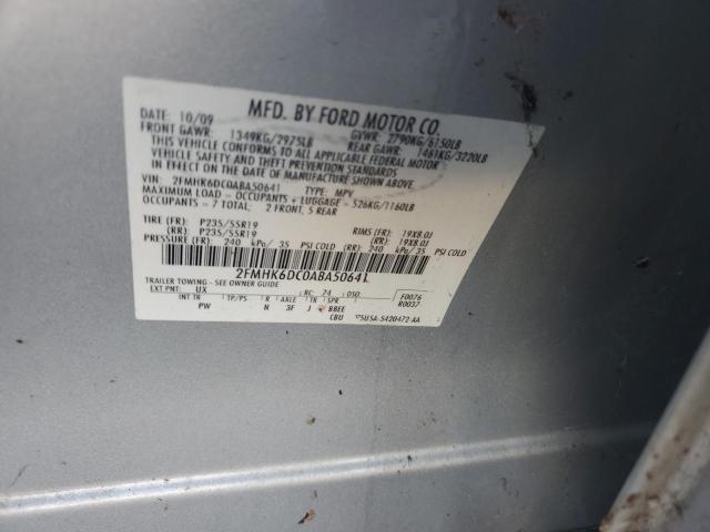 Photo 12 VIN: 2FMHK6DC0ABA50641 - FORD FLEX LIMIT 