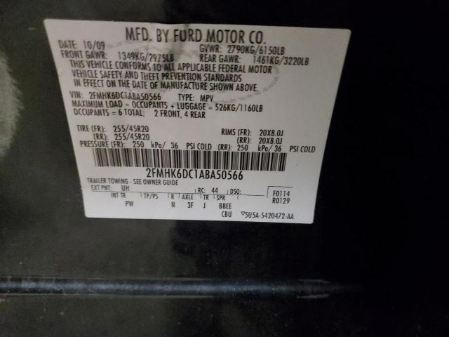 Photo 11 VIN: 2FMHK6DC1ABA50566 - FORD FLEX LIMIT 