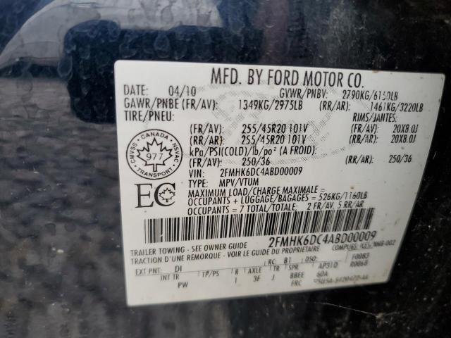 Photo 12 VIN: 2FMHK6DC4ABD00009 - FORD FLEX LIMIT 