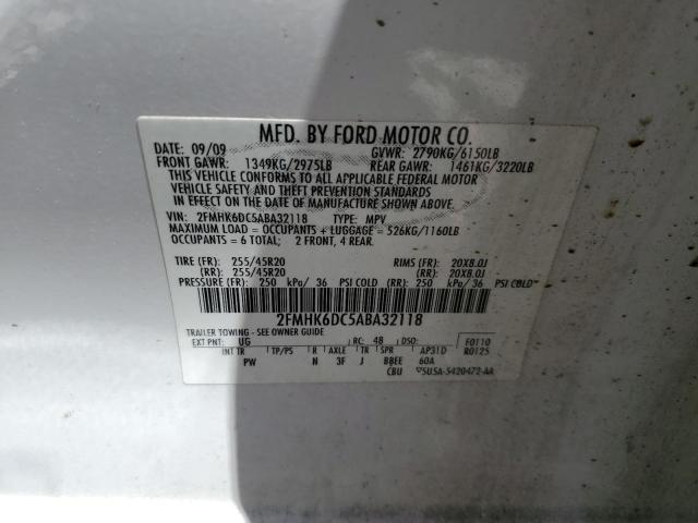 Photo 12 VIN: 2FMHK6DC5ABA32118 - FORD FLEX 