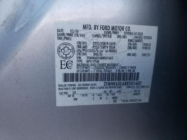 Photo 12 VIN: 2FMHK6DC6BBD01602 - FORD FLEX LIMIT 