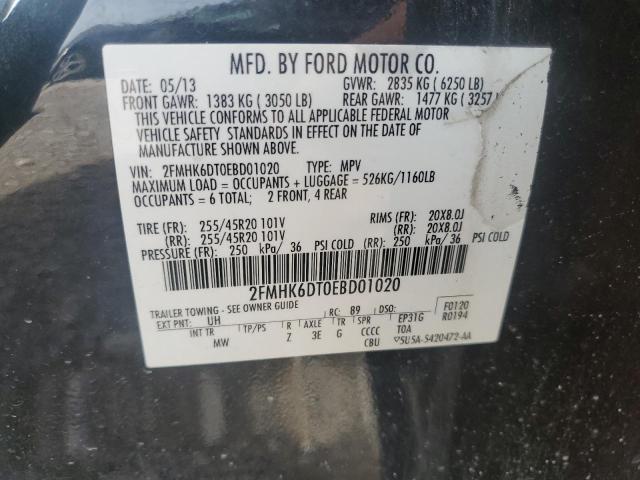 Photo 12 VIN: 2FMHK6DT0EBD01020 - FORD FLEX LIMIT 