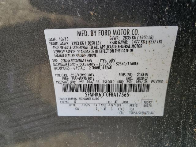 Photo 12 VIN: 2FMHK6DT0FBA17565 - FORD FLEX 