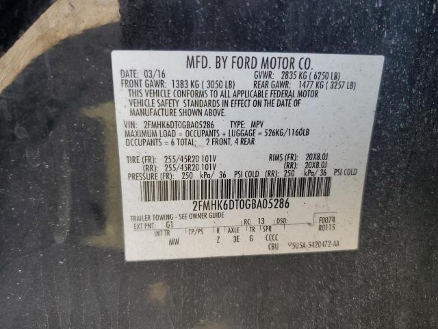 Photo 13 VIN: 2FMHK6DT0GBA05286 - FORD FLEX LIMIT 