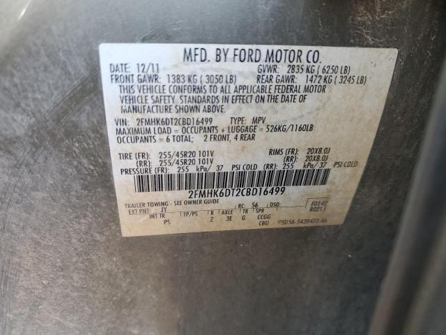 Photo 12 VIN: 2FMHK6DT2CBD16499 - FORD FLEX LIMIT 