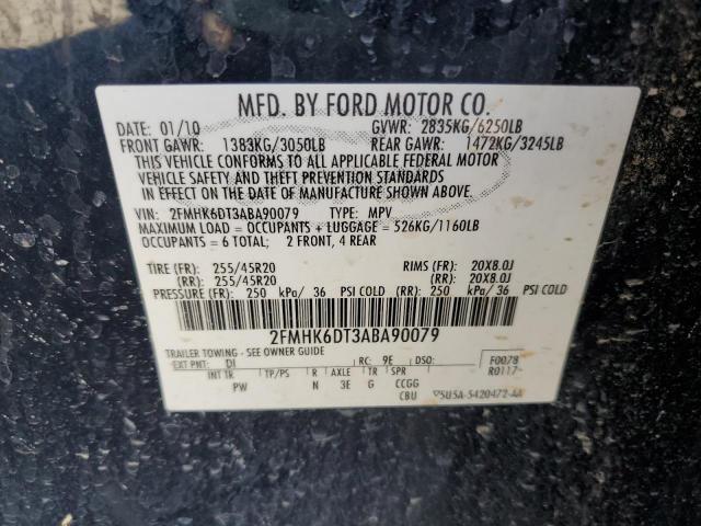 Photo 11 VIN: 2FMHK6DT3ABA90079 - FORD FLEX LIMIT 