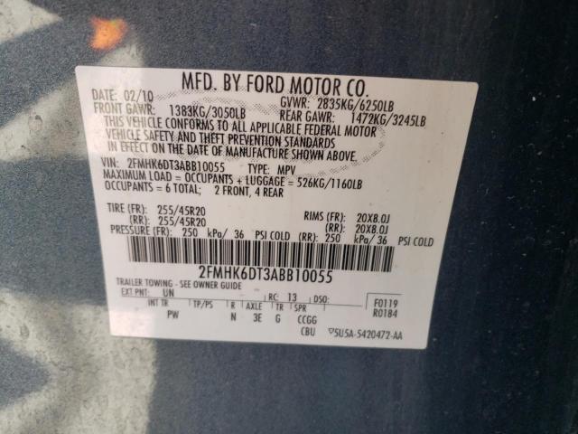 Photo 12 VIN: 2FMHK6DT3ABB10055 - FORD FLEX LIMIT 