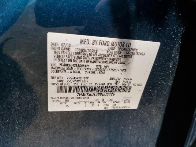 Photo 11 VIN: 2FMHK6DT3BBD08426 - FORD FLEX LIMIT 