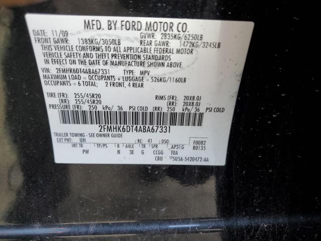 Photo 12 VIN: 2FMHK6DT4ABA67331 - FORD FLEX LIMIT 