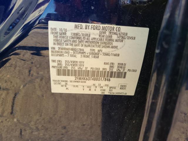 Photo 12 VIN: 2FMHK6DT4BBD17846 - FORD FLEX LIMIT 