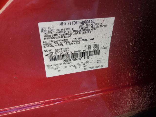 Photo 13 VIN: 2FMHK6DT4HBA11190 - FORD FLEX LIMIT 