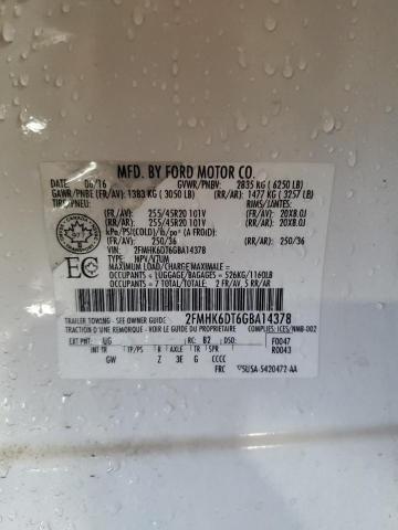 Photo 13 VIN: 2FMHK6DT6GBA14378 - FORD FLEX 