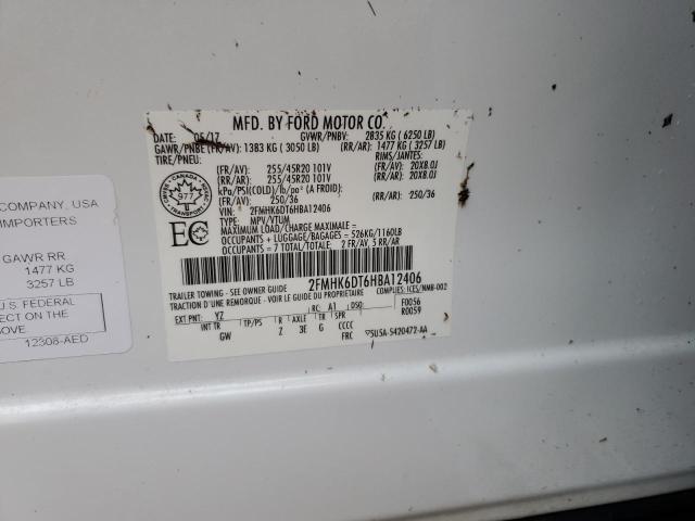 Photo 13 VIN: 2FMHK6DT6HBA12406 - FORD FLEX LIMIT 