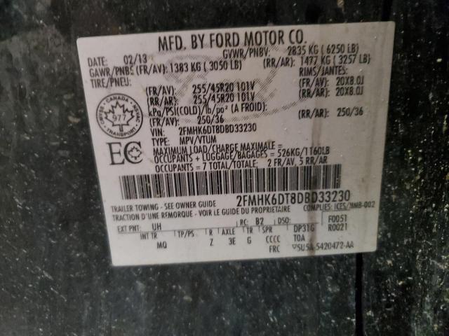 Photo 13 VIN: 2FMHK6DT8DBD33230 - FORD FLEX 