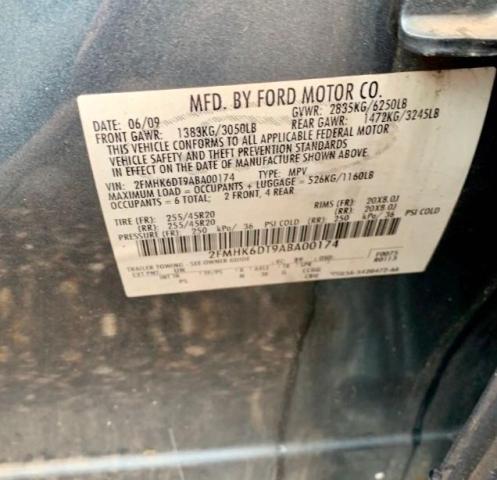 Photo 9 VIN: 2FMHK6DT9ABA00174 - FORD FLEX LIMIT 