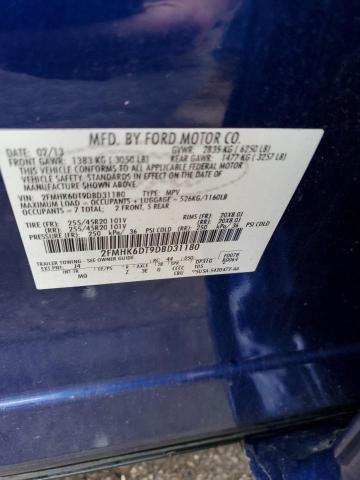 Photo 12 VIN: 2FMHK6DT9DBD31180 - FORD FLEX LIMIT 