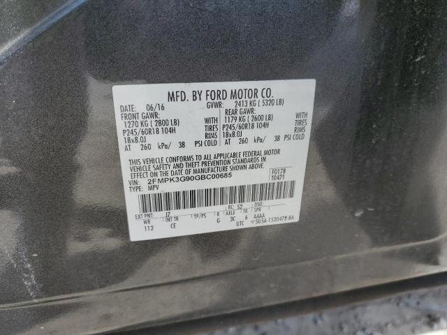 Photo 11 VIN: 2FMPK3G90GBC00685 - FORD EDGE 