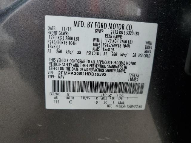 Photo 13 VIN: 2FMPK3G91HBB16392 - FORD EDGE 