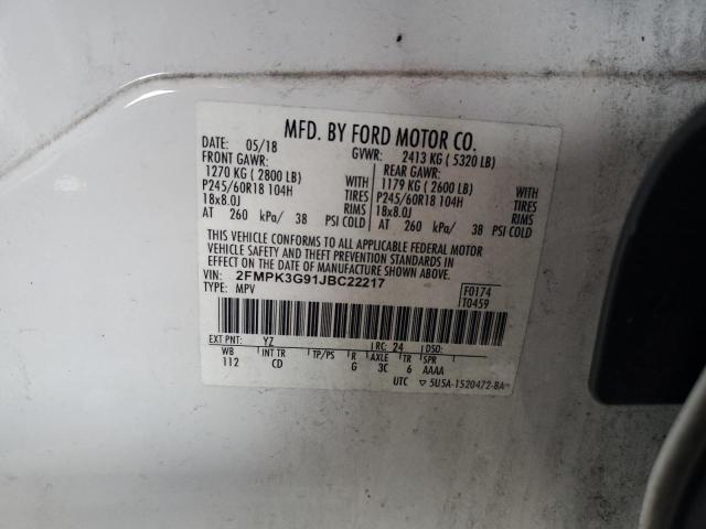 Photo 12 VIN: 2FMPK3G91JBC22217 - FORD EDGE 