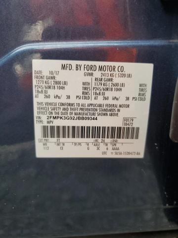 Photo 13 VIN: 2FMPK3G92JBB09344 - FORD EDGE SE 