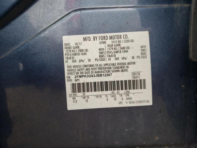 Photo 11 VIN: 2FMPK3G93JBB12267 - FORD EDGE 