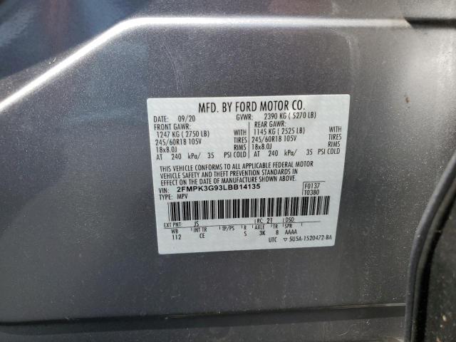 Photo 12 VIN: 2FMPK3G93LBB14135 - FORD EDGE 