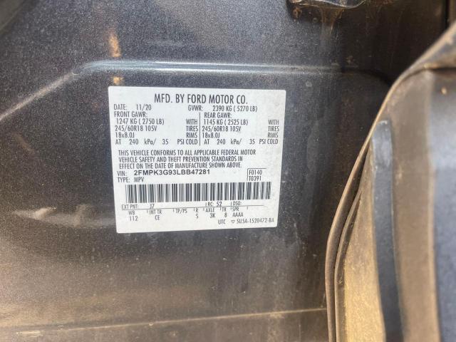 Photo 9 VIN: 2FMPK3G93LBB47281 - FORD EDGE SE 