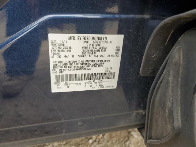 Photo 12 VIN: 2FMPK3G94HBB09646 - FORD EDGE 