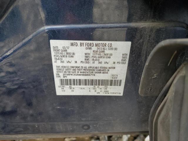 Photo 12 VIN: 2FMPK3G94HBB66719 - FORD EDGE 