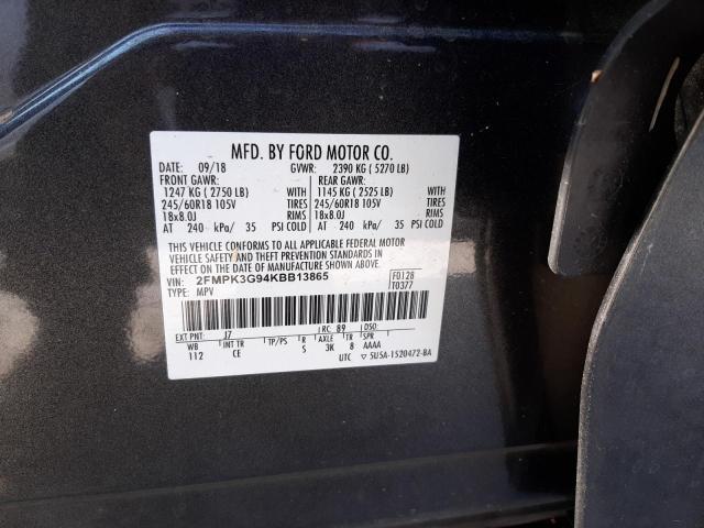 Photo 13 VIN: 2FMPK3G94KBB13865 - FORD EDGE SE 