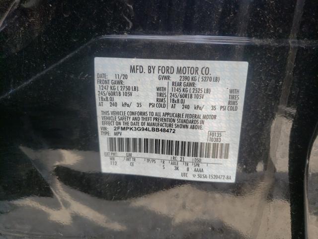 Photo 9 VIN: 2FMPK3G94LBB48472 - FORD EDGE SE 