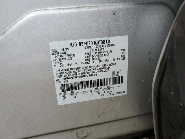 Photo 12 VIN: 2FMPK3G95KBC50054 - FORD EDGE SE 