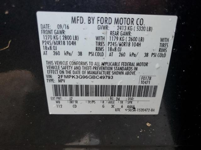 Photo 13 VIN: 2FMPK3G96GBC49793 - FORD EDGE SE 