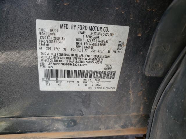 Photo 9 VIN: 2FMPK3G96HBC54221 - FORD EDGE SE 