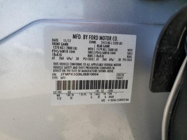 Photo 13 VIN: 2FMPK3G96JBB19004 - FORD EDGE SE 