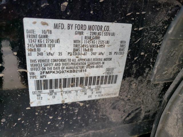 Photo 12 VIN: 2FMPK3G97KBB21815 - FORD EDGE SE 