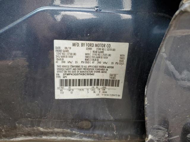 Photo 12 VIN: 2FMPK3G97KBC50542 - FORD EDGE 