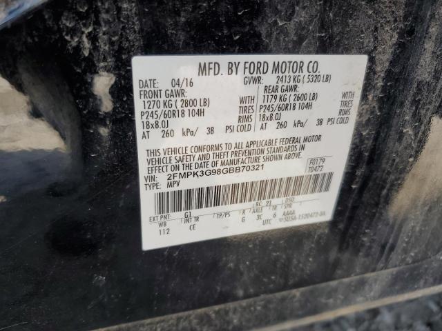 Photo 12 VIN: 2FMPK3G98GBB70321 - FORD EDGE SE 