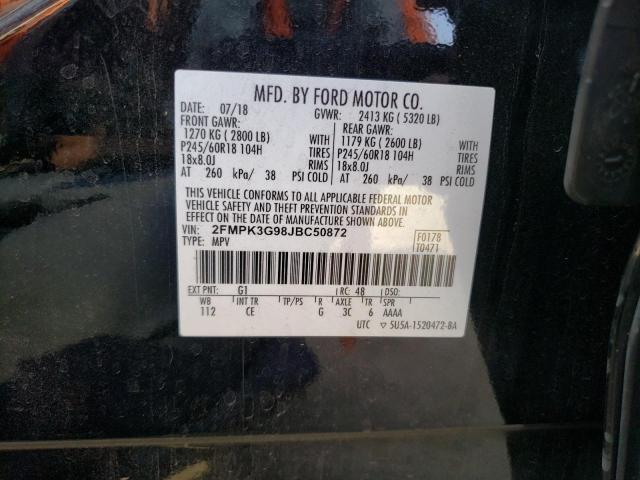 Photo 13 VIN: 2FMPK3G98JBC50872 - FORD EDGE SE 