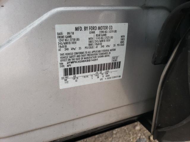 Photo 12 VIN: 2FMPK3G98KBB14291 - FORD EDGE SE 