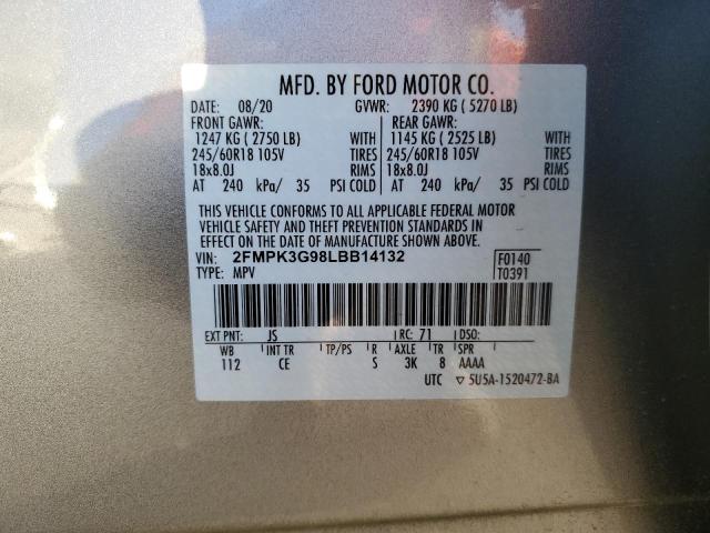 Photo 13 VIN: 2FMPK3G98LBB14132 - FORD EDGE SE 