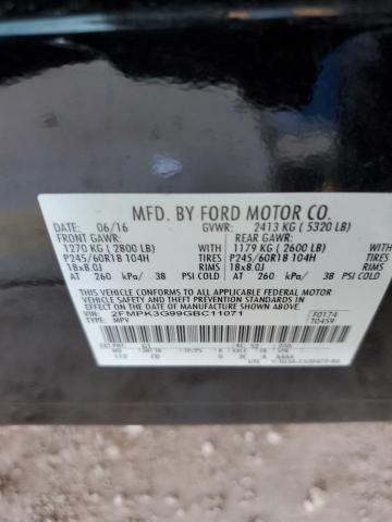 Photo 11 VIN: 2FMPK3G99GBC11071 - FORD EDGE SE 