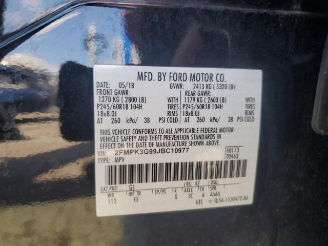 Photo 12 VIN: 2FMPK3G99JBC10977 - FORD EDGE SE 