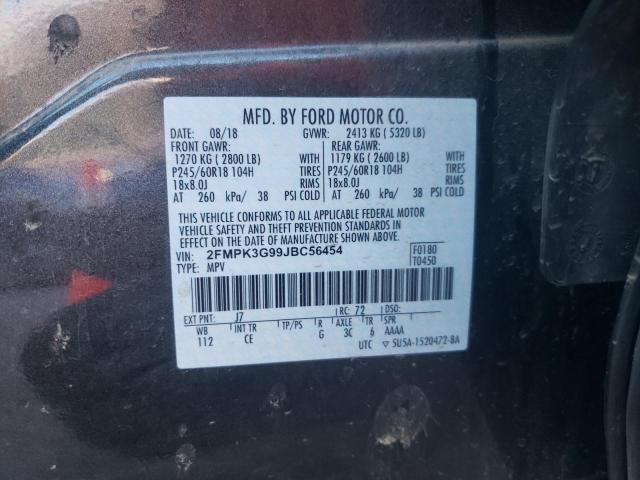 Photo 9 VIN: 2FMPK3G99JBC56454 - FORD EDGE 